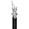 Flexibles CAT6a-Datenkabel S/FTP Roxtone HFC6AP75-100m-BK