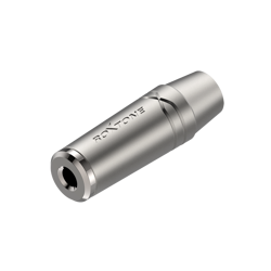3.5mm Stereoklinke, vernickeltes Gehäuse Roxtone RMJ3FPP-45-NN