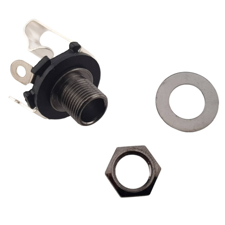 Klinke 1/4 Zoll (6,35 mm) Einbaubuchse, Mono TS für Gitarre ST Professional ST-P 1JP-009CF