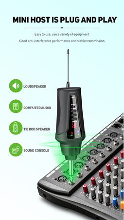 Drahtloses Mikrofon für Flöte Acemic DT-5
