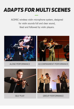 Drahtloses Mikrofon für Violine Acemic VT-5
