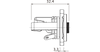 Gehäuse 6,3mm Stereoklinke, vernickeltes Gehäuse Roxtone RJ3FD-2