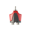 Audio Adapter RCA Stecker auf 2x RCA Buchse (Y-Splitter) Roxtone RPAN310