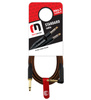 Red's Music Instrumentenkabel - Klinke 6,3mm / Klinke 6,3mm gewinkelt - FOP geflochtenes Kabel - GCF1230BO - 3m