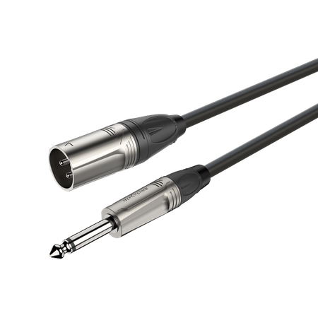 Mikrofonkabel XLR 3-polig männlich - 6.3mm mono Jack Stecker Roxtone DMXJ250L1