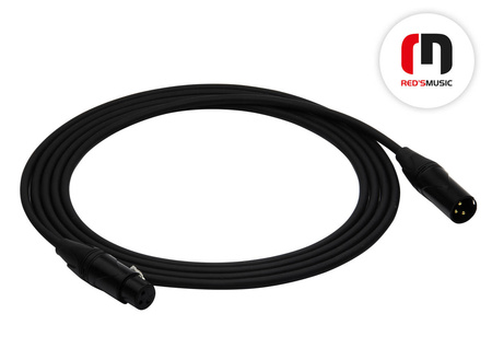 DMX Kabel REDS MUSIC XLR M - XLR F DX0110 BX 1m