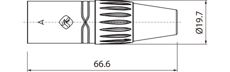 Mikrofonkabel XLR 3-poliger Stecker - 6,3mm Stereo-Klinkenstecker Roxtone SMXJ260L3