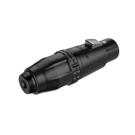 Strapazierfähiger, wasserdichter 3-poliger XLR-Stecker Roxtone RX3MWP-BG