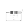 3.5mm Stereo-Stecker, vergoldetes Gehäuse Roxtone RMJ3PL-C