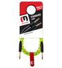 Red's Music Instrumentenkabel - Klinke 6,3mm / Klinke 6,3mm - FOP geflochtenes Kabel - GCF1130TB - 3m