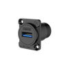 Durchgangsgehäuse USB3.0 (A-A) D-Serie Einbauadapter Roxtone RAU3D-B