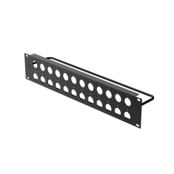 Professionelle Aluminium 19" Rack-Montageplatte Roxtone RACK2U24