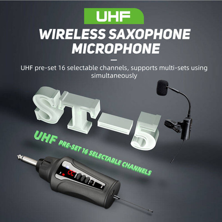 Drahtloses Mikrofon für Saxophon Acemic ST-5