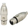 Audio Adapter RCA (Cinch) Buchse auf XLR 3-polig Buchse Roxtone RA2XFPF