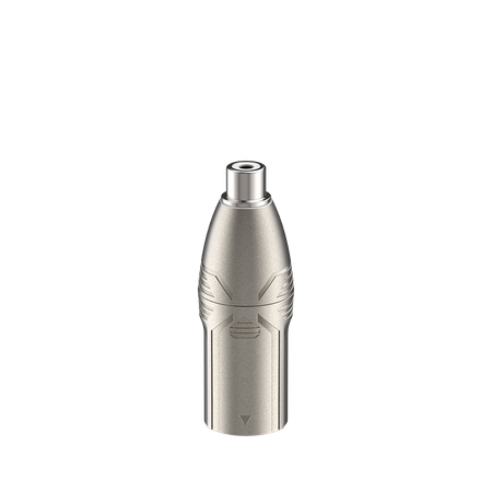 Audio Adapter RCA (Cinch) Buchse auf XLR 3-polig Stecker Roxtone RA2XMPF