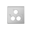 Leere Aluminium Zeichnung Wandmontageplatte Teriux TWP-3-SL