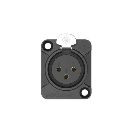 3-polige XLR-Buchse Roxtone RX3FD-BG 