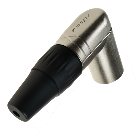 3 poliger rechtwinkliger XLR-Stecker Roxtone RX3RMP-NT