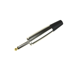 6.3mm Monostecker, vernickeltes Gehäuse, vernickelte Kontakte Roxtone RJ015M