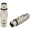 Audio Adapter XLR 3-polig Buchse auf XLR 3-polig Buchse Roxtone RA3XFF