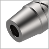 3.5mm Stereoklinke, schwarzes elektrophoretisch lackiertes Gehäuse Roxtone RMJ3FPP-45-BG