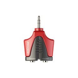 Audio Adapter 3,5 mm Stereo Stecker auf 2x 3,5 mm Stereo Buchse (Y-Splitter) Roxtone RPAN360