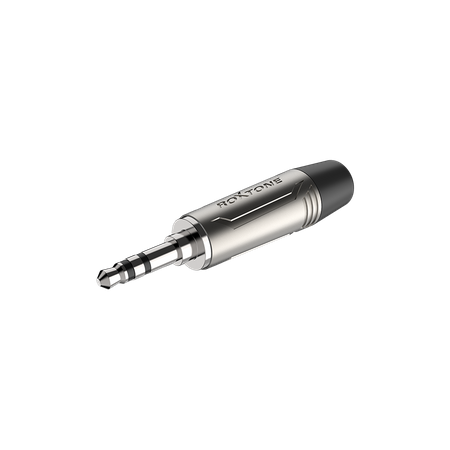 3.5mm Stereo-Stecker, vernickeltes Gehäuse Roxtone RMJ3PS-NN
