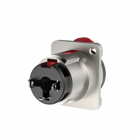 Gehäuse 6.3mm Stereo Klinke, vernickeltes Gehäuse, verzinnte Kontakte Roxtone RJ3FD-NT