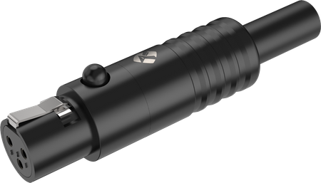 Mini XLR 3-Pin Buchse Roxtone RMX3F-B