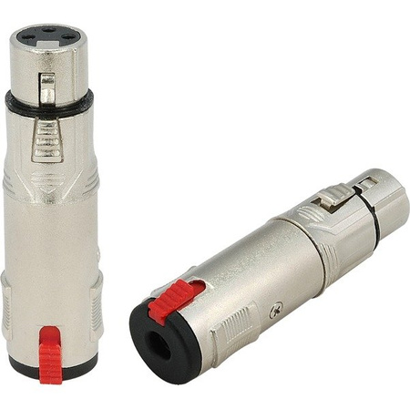 Audio Adapter XLR 3-polig Buchse auf 6,3 mm Stereo Buchse mit Verriegelung Roxtone RA3XFJF 
