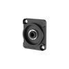 Gehäuse 3.5mm Stereoklinke Schwarzes Gehäuse Roxtone RMJ3FD-B