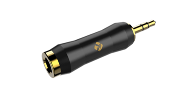 Klinkenadapter 3,5 mm Stereo Stecker auf 6,3 mm Stereo Buchse Roxtone RA3MJ3JF