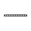 Professionelle Aluminium 19" Rack-Montageplatte Roxtone RACK1U12