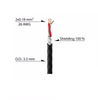 Symmetrisches Patchkabel für die Installation - 26AWG - 2 x 0,18mm² Roxtone MC032-100m-BK