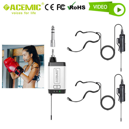 Wasserdichtes Headset-Mikrofon Acemic Q2/H2