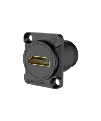 HDMI2.0 Buchse mit Durchgangsbuchse Roxtone RAH20D-B