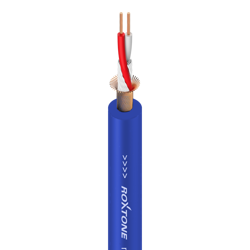 Symmetrisches Mikrofonkabel Roxtone MC002-100m-BL