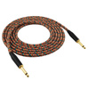 Red's Music Instrumentenkabel - Klinke 6,3mm / Klinke 6,3mm - FOP geflochtenes Kabel - GCF1150RA - 5m