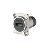 Durchgangsgehäuse USB3.0 (A-A) D-Serie Adapter für Schaltschrankmontage Roxtone RAU3D