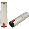 Audio Adapter XLR 3-polig Stecker auf 6,3 mm Stereo Buchse mit Verriegelung Roxtone RA3XMJF 