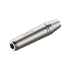 6.3mm Stereo Klinke, vernickeltes Gehäuse, vernickelte Kontakte, Roxtone RJ3FPP-NN