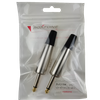 6.3mm Monostecker, vernickeltes Gehäuse, vernickelte Kontakte Roxtone RJ015M