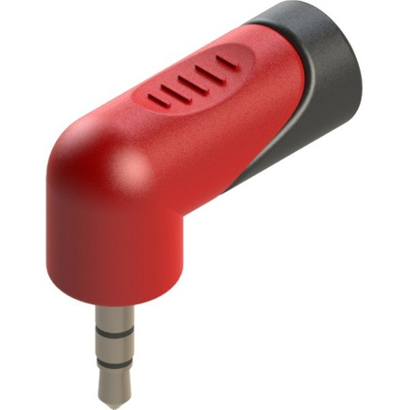 Klinkenadapter 3,5 mm Stereo Stecker auf 3,5 mm Stereo Buchse, rechtwinklig Roxtone RPAN200  