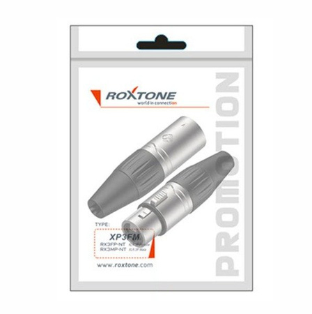 XLR Audio Stecker & Buchse Stecker SET/ PAAR Roxtone XP3FM 