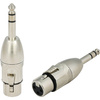 Audio Adapter 6,3 mm Stereo Stecker auf XLR 3-polig Buchse Roxtone RA3XFJM
