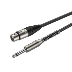Mikrofonkabel XLR 3-polig weiblich - 6,3mm mono Klinkenstecker SAMURAI Roxtone SMXJ210L10