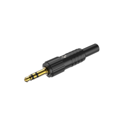 3.5mm Stereo-Stecker, vergoldetes Gehäuse Roxtone RMJ3PL-B