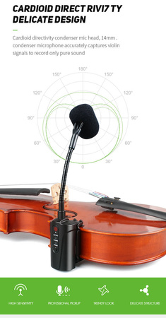 Drahtloses Mikrofon für Violine Acemic VT-5
