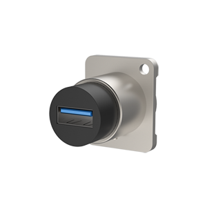 Durchgangsgehäuse USB3.0 (A-A) D-Serie Adapter für Schaltschrankmontage Roxtone RAU3D