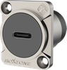 D-Shape USB Typ-C Buchse Chassis Einbaustecker Roxtone RAUCD